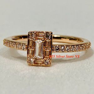 Pandora Luminous Ice Ring rose gold 187541CZ